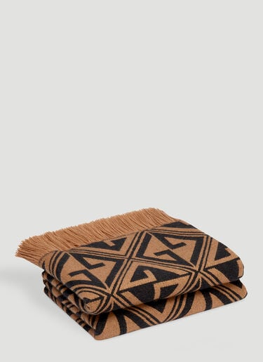 Rhombus Blanket Gucci Rhombus Blanket Brown wps0690084