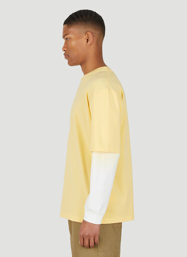 Layered T-Shirt Wynn Hamlyn Layered T-Shirt Yellow wyh0148008