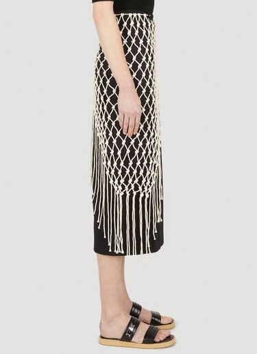 Macrame Skirt Wynn Hamlyn Macrame Skirt Black wyh0247007