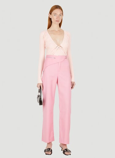 Ally Buckle Pants Wynn Hamlyn Ally Buckle Pants Pink wyh0249003