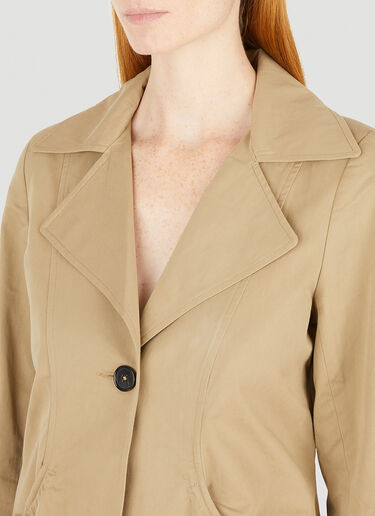Cinch Trench Coat Wynn Hamlyn Cinch Trench Coat Beige wyh0249008