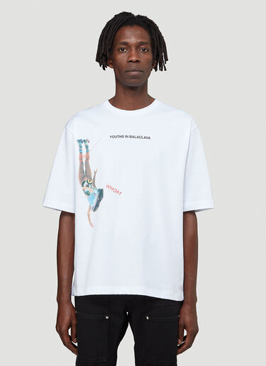 Graphic T-Shirt Youths In Balaclava Graphic T-Shirt White yib0142012