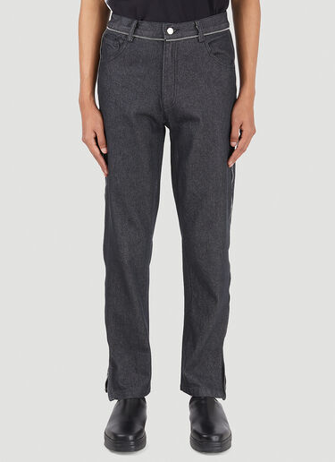 Youths In Balaclava 데님 팬츠 블랙 yib0146004