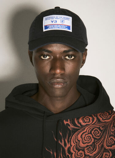 Logo Patch Baseball Cap Y-3 JFA Logo Patch Baseball Cap Black yjf0158015