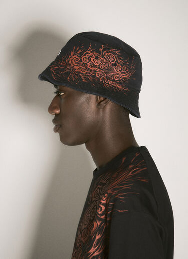 Logo Patch Bucket Hat Y-3 JFA Logo Patch Bucket Hat Black yjf0158017