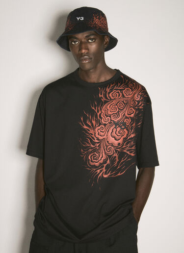 Logo Patch Bucket Hat Y-3 JFA Logo Patch Bucket Hat Black yjf0158017