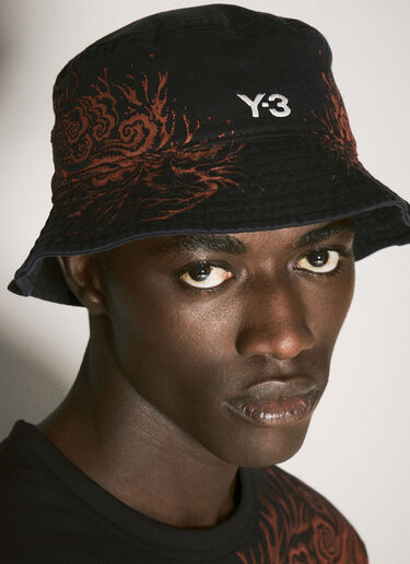 Logo Patch Bucket Hat Y-3 JFA Logo Patch Bucket Hat Black yjf0158017
