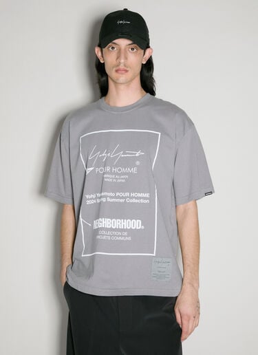 Yohji Yamamoto 로고 자수 베이스볼 캡 블랙 yoy0154018