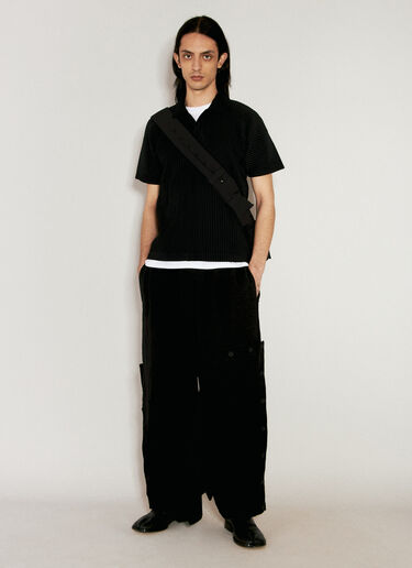 Z-Deco 阔腿裤 Yohji Yamamoto Z-Deco 阔腿裤 黑色 yoy0156004
