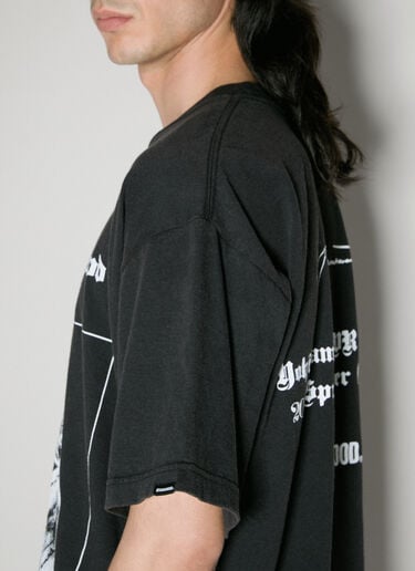 Logo Print T-Shirt Yohji Yamamoto x Neighborhood Logo Print T-Shirt Black yoy0156022