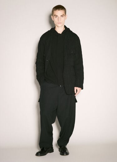 Tab Wide Pants Yohji Yamamoto Tab Wide Pants Black yoy0158006