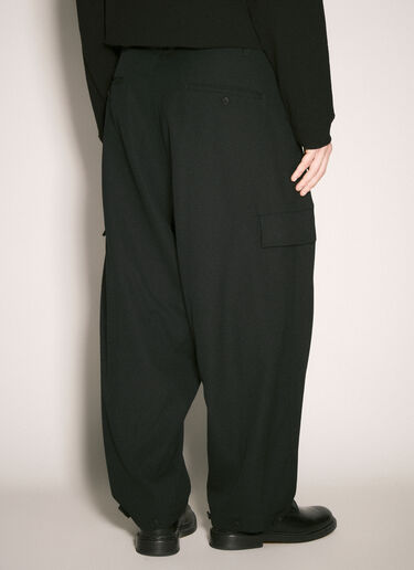 Yohji Yamamoto Tab Wide Pants Black yoy0158006