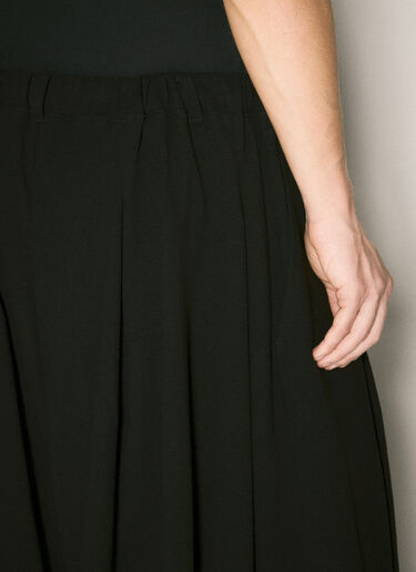 Yohji Yamamoto 턱 P 플리츠 쇼츠  블랙 yoy0158010