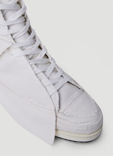 Layered High Top Sneakers Yohji Yamamoto Layered High Top Sneakers White yoy0250012