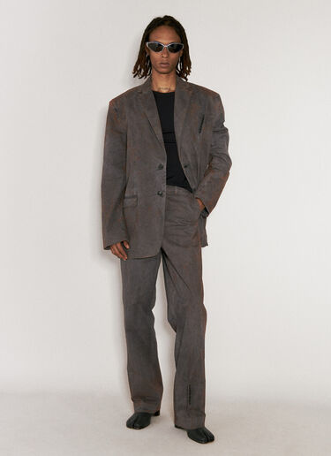 Pinched Logo Rusted Blazer Y/PROJECT Pinched Logo Rusted Blazer Grey ypr0156002