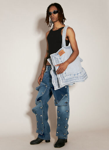 Maxi Wire Cabas Tote Bag Y/PROJECT Maxi Wire Cabas Tote Bag Blue ypr0156018