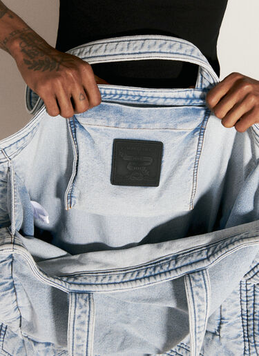 Maxi Wire Cabas Tote Bag Y/PROJECT Maxi Wire Cabas Tote Bag Blue ypr0156018