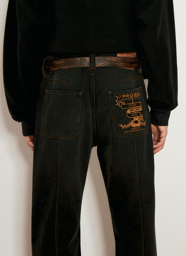 Y Leather Belt Y/PROJECT Y Leather Belt Brown ypr0156025