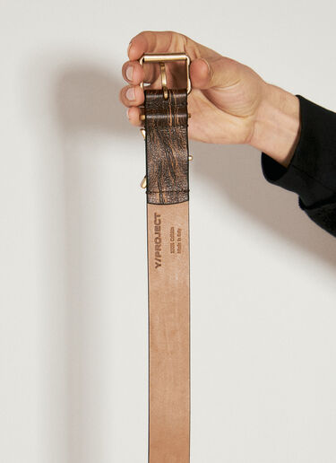 Y Leather Belt Y/PROJECT Y Leather Belt Brown ypr0156025