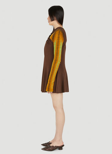 Braided Halter Dress Y/Project Braided Halter Dress Brown ypr0248005