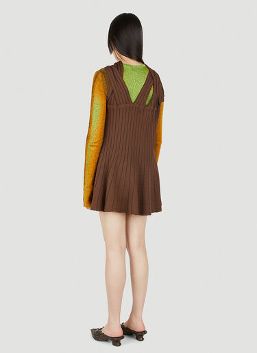 Braided Halter Dress Y/Project Braided Halter Dress Brown ypr0248005