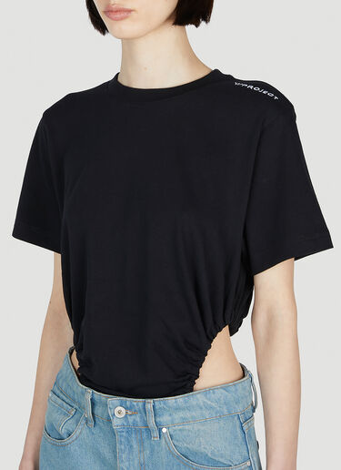 Y/Project 주름진 보디슈트 블랙 ypr0252009