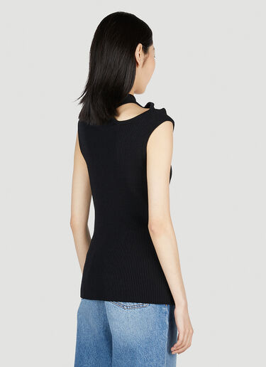 Y/Project Triple Collar Top Black ypr0252015