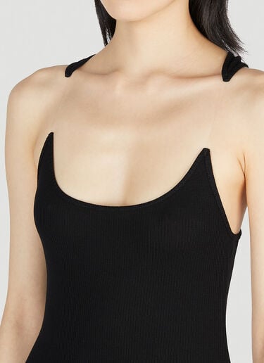 Invisible Strap Dress Y/Project Invisible Strap Dress Black ypr0252026