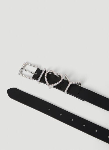 Y/Project Embellished Y Heart Belt Black ypr0252033