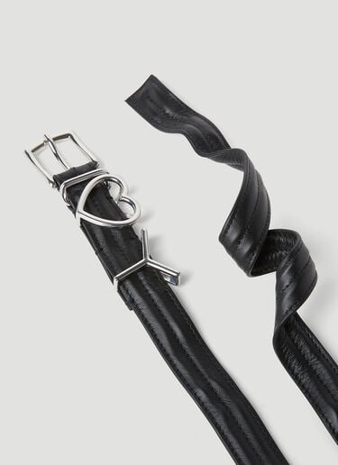 Y/Project Wire Y Heart Belt Black ypr0252034