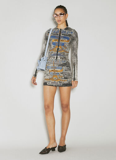 Paris' Best Patch Denim Mini Skirt Y/Project Paris' Best Patch Denim Mini Skirt Black ypr0254004