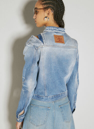Hook And Eye Denim Moto Jacket Y/Project Hook And Eye Denim Moto Jacket Blue ypr0254021