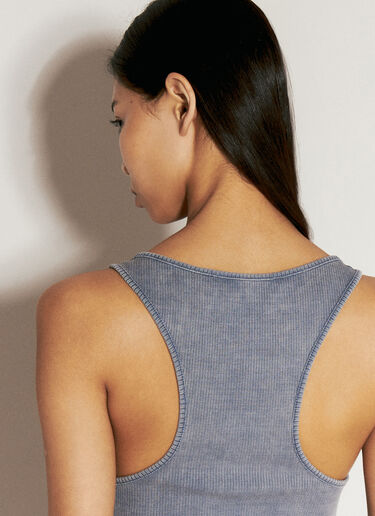 Invisible Strap Maxi Dress Y/Project Invisible Strap Maxi Dress Blue ypr0255013