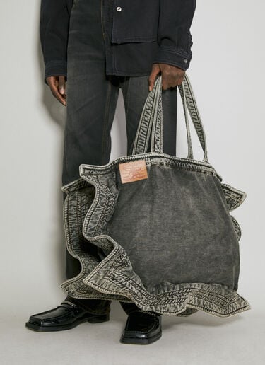 Maxy Wire Cabas Denim Bag Y/Project Maxy Wire Cabas Denim Bag Black ypr0354005