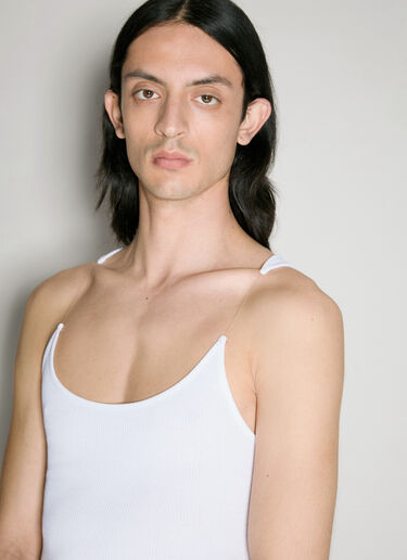 Invisible Strap Tank Top Y/PROJECT Invisible Strap Tank Top White ypr0356001