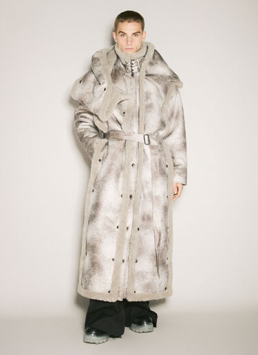 Snap-Off Hood-Panel Aviator Coat Y/Project Snap-Off Hood-Panel Aviator Coat Grey ypr0358001