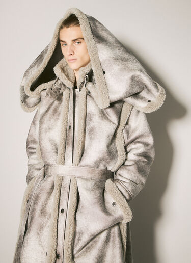 Snap-Off Hood-Panel Aviator Coat Y/Project Snap-Off Hood-Panel Aviator Coat Grey ypr0358001