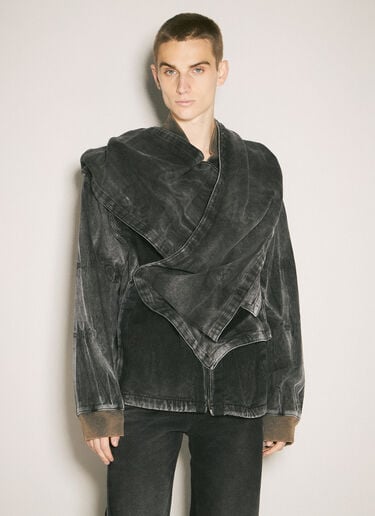 Y/Project Velcro Denim Jacket Black ypr0358003