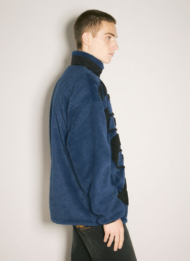 Y/Project Paris' Best Jacquard Fleece Jacket Navy ypr0358014