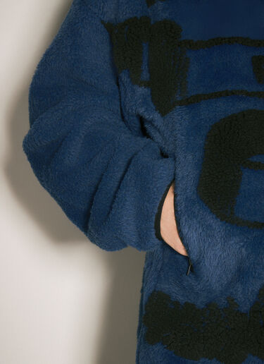 Y/Project Paris' Best Jacquard Fleece Jacket Navy ypr0358014
