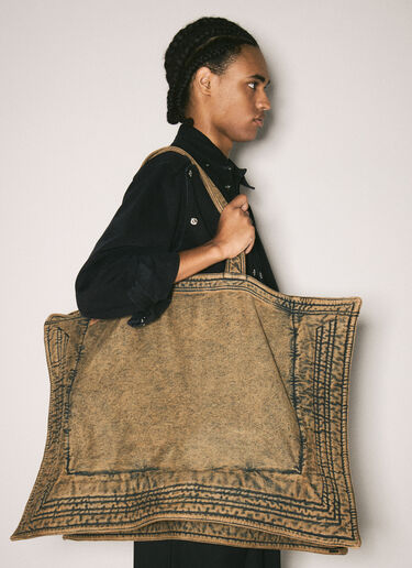 Maxi Wire Cabas Tote Bag Y/Project Maxi Wire Cabas Tote Bag Khaki ypr0358024
