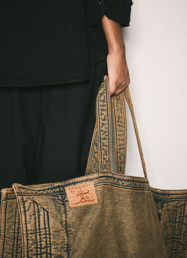 Y/Project Maxi Wire Cabas Tote Bag Khaki ypr0358024
