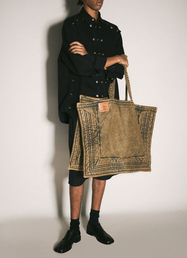 Maxi Wire Cabas Tote Bag Y/Project Maxi Wire Cabas Tote Bag Khaki ypr0358024