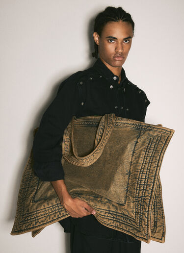 Maxi Wire Cabas Tote Bag Y/Project Maxi Wire Cabas Tote Bag Khaki ypr0358024