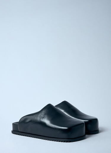 Truck Leather Mules Yume Yume Truck Leather Mules Black yum0357003