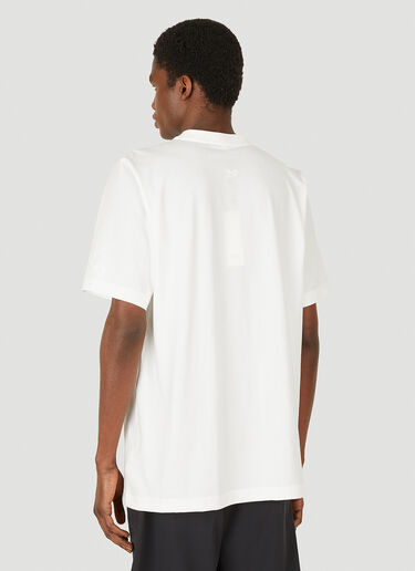 Y-3 Stripes Short-Sleeved T-Shirt White yyy0147013