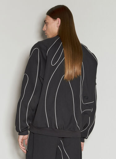Contrast Piping Zip-Up Sweatshirt Y-3 Contrast Piping Zip-Up Sweatshirt Black yyy0156005