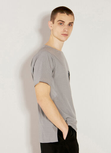 Run Short Sleeve T-Shirt Y-3 Run Short Sleeve T-Shirt Grey yyy0156010