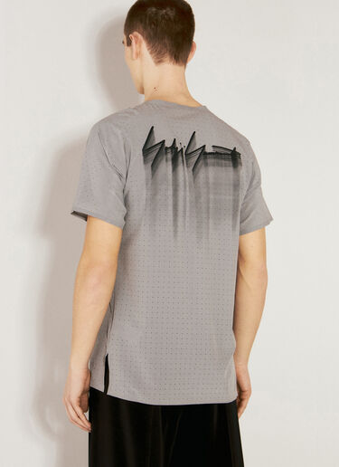Run Short Sleeve T-Shirt Y-3 Run Short Sleeve T-Shirt Grey yyy0156010