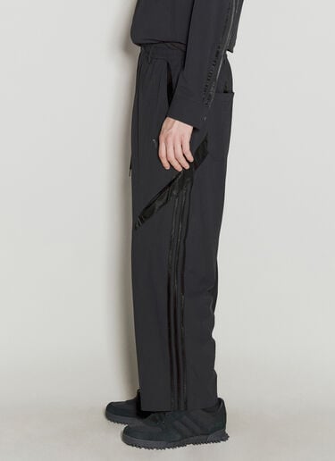 Y-3 로고 아플리케 립스톱 트랙 팬츠 블랙 yyy0156013